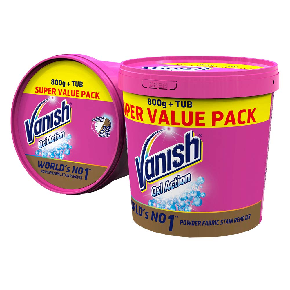 Vanish Oxi Action Fabric Powdered Stain Remover - Free Tub